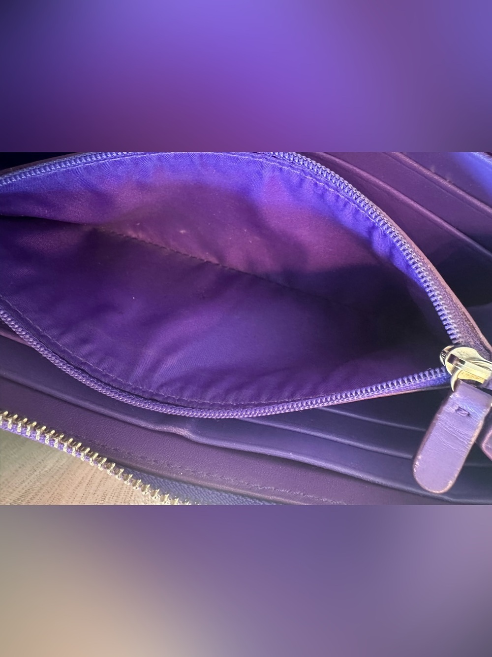 Coach New York Purple Leather Wallet,
Accordion Zip Around 💜💫 - Picture 12 of 15